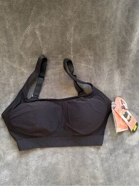 Shapermint Black Seamless Comfort Bra